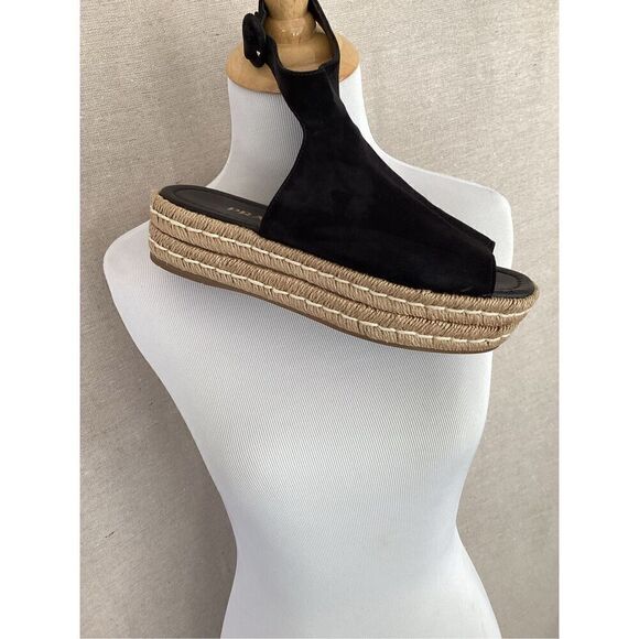 Prada Platform Black Espadrille, size 8 - Picture 1 of 5